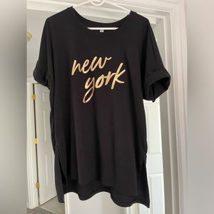 Black Shirt, New York, Large